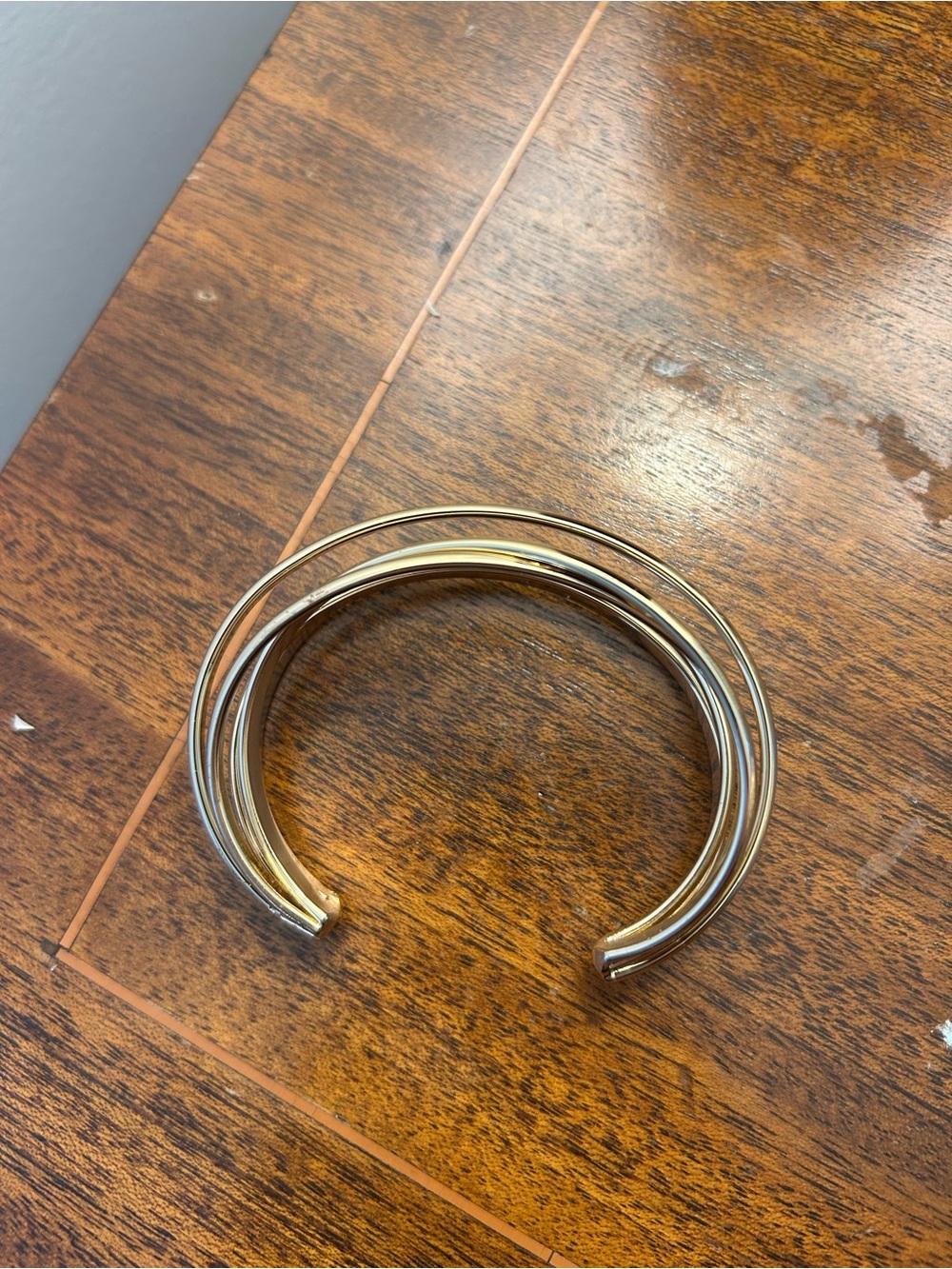 Gold Multi-Band Cuff Bracelet